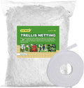 All-Weather Trellis Netting Mesh Plant Garden Vine Growing Flexible String Net (3.5" Mesh ployester, 5' Wx 15'L)