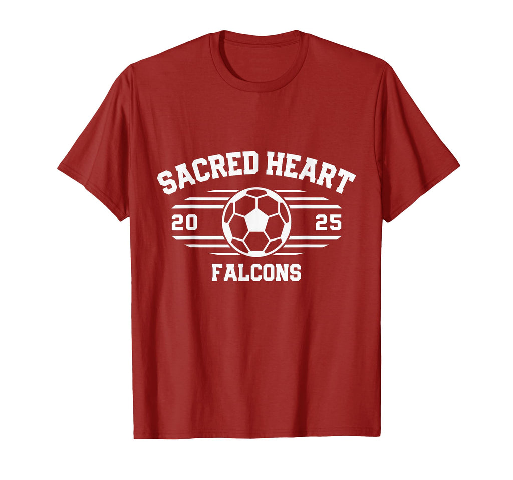 Sacred Heart Falcons High School Gear T-Shirt - Aesthetic Graphic Unisex