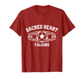 Sacred Heart Falcons High School Gear T-Shirt - Aesthetic Graphic Unisex