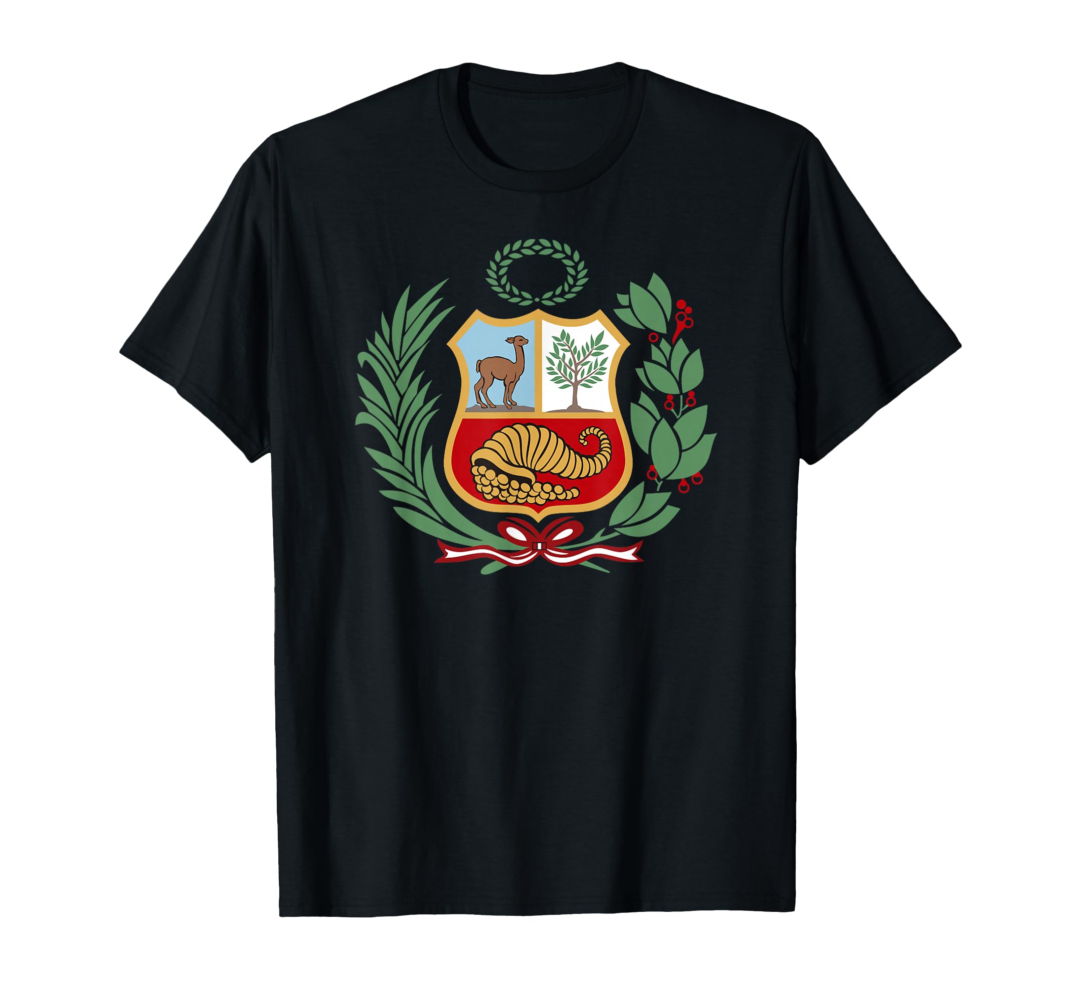 Escudo Peru Polo Peruvian Red Stripe T-Shirt - Graphic Print Unisex