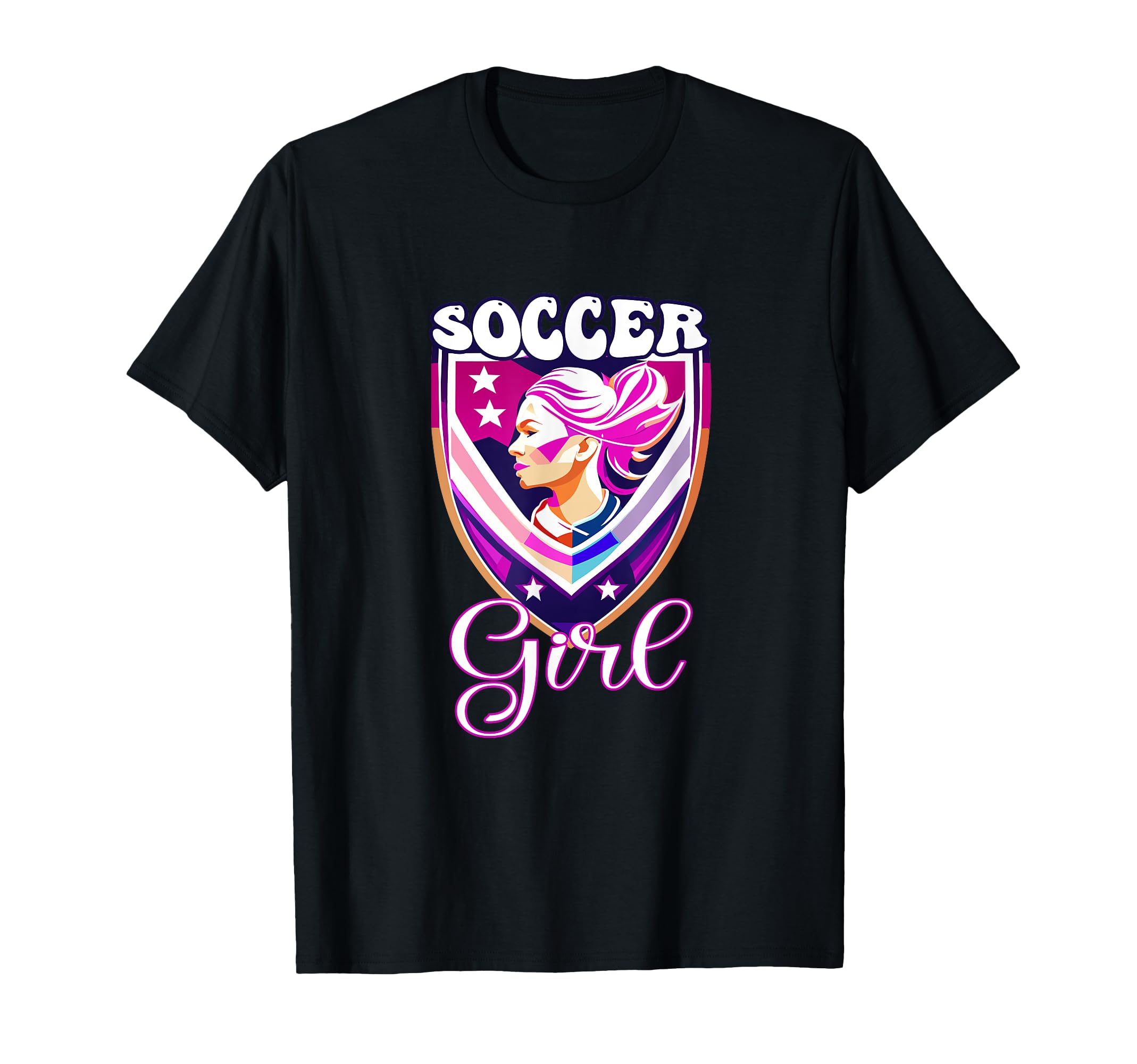 Female Soccer Player Funny Soccer T-Shirt - Unique Graphic for Adults