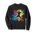 I Love Handball Player Sports Sweatshirt - Aesthetic Graphic for Adults