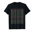 Beach Soccer Repetitive Beasal Player T-Shirt - Trendy Graphic Men Women