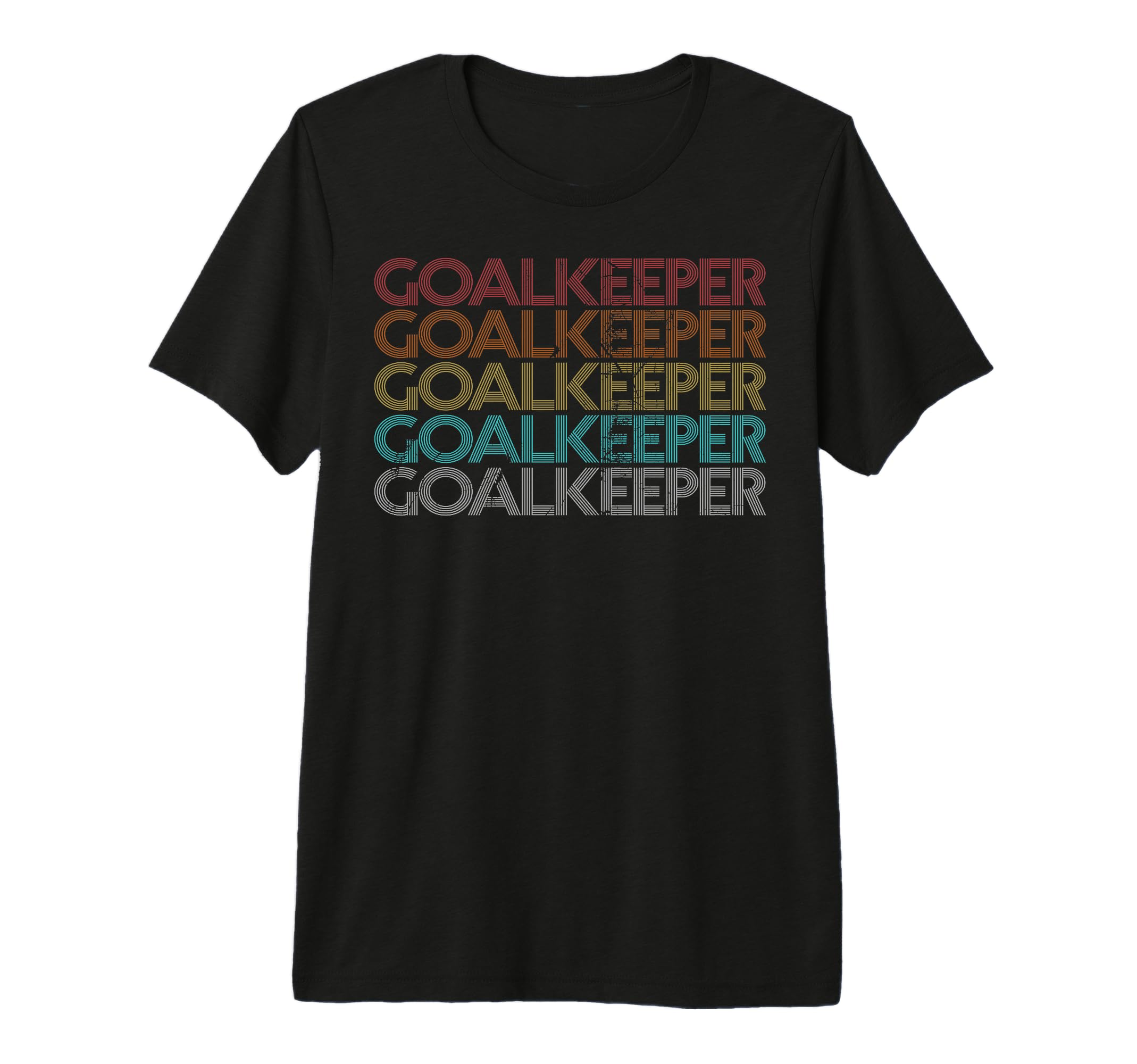 Goalkeeper Tri Blend T-Shirt - Trendy Graphic Men Women