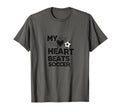 My Heart Beats Soccer Passion T-Shirt - Unique Graphic Unisex
