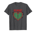 My Heart Is That Field Soccer Fan Passion T-Shirt - Novelty Apparel Unisex