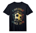 Awesome Since 2018 Soccer Birthday Team T-Shirt - Custom Art Print Unisex