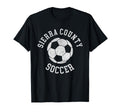 Sierra County Soccer Distressed 90S T-Shirt - Custom Art Print Men Women
