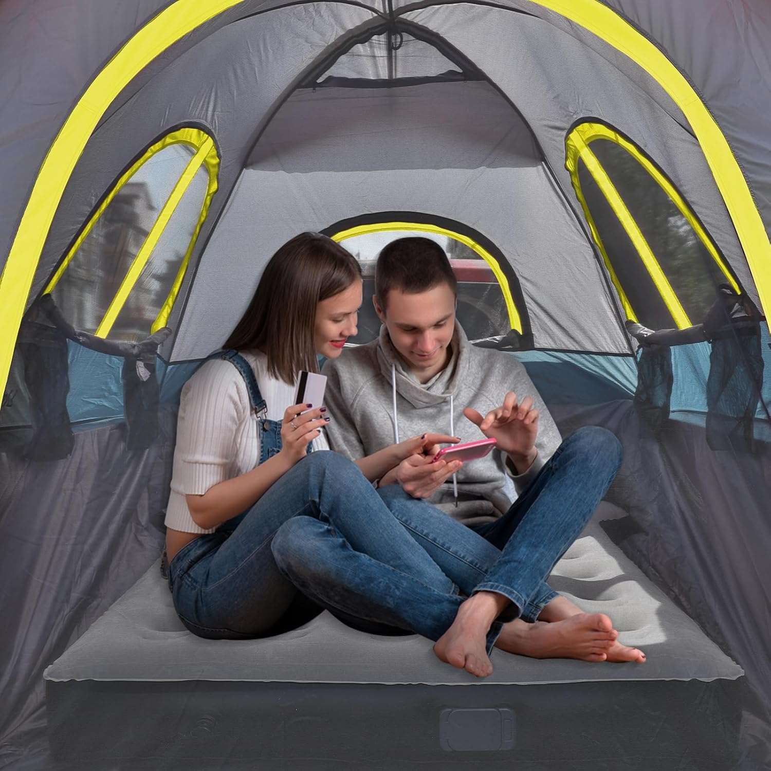 Umbrauto Truck Bed Tent PU3000mm Waterproof Pickup Truck Tents