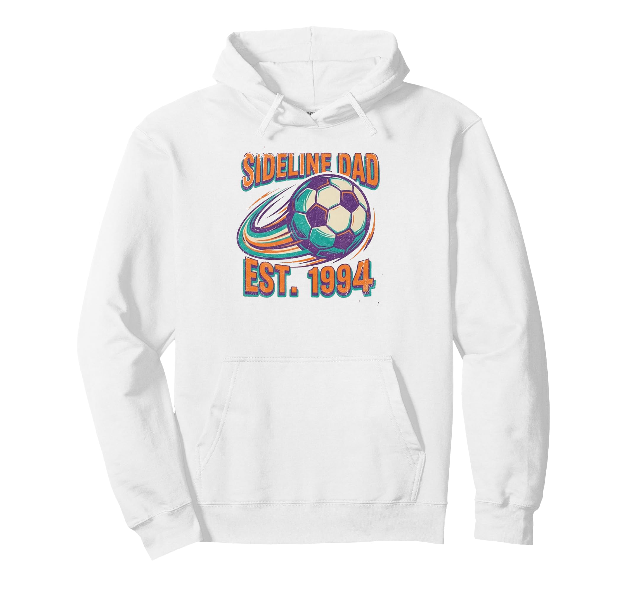 Funny Sideline Dad Established 1994 Hoodie - Casual Everyday Wear Unisex