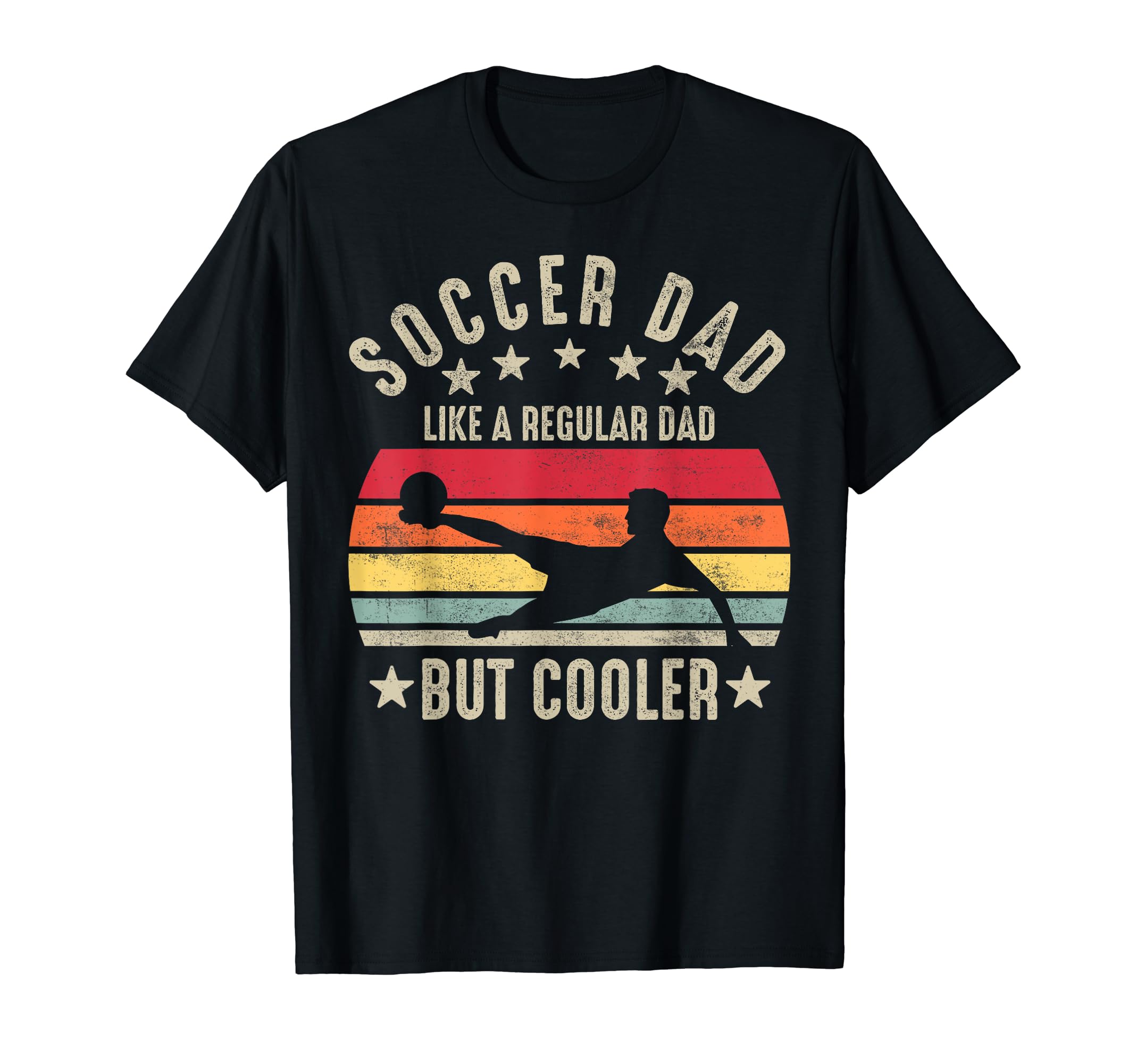 Soccer Dad Like Regular Dad But T-Shirt - Minimalist Print for Adults
