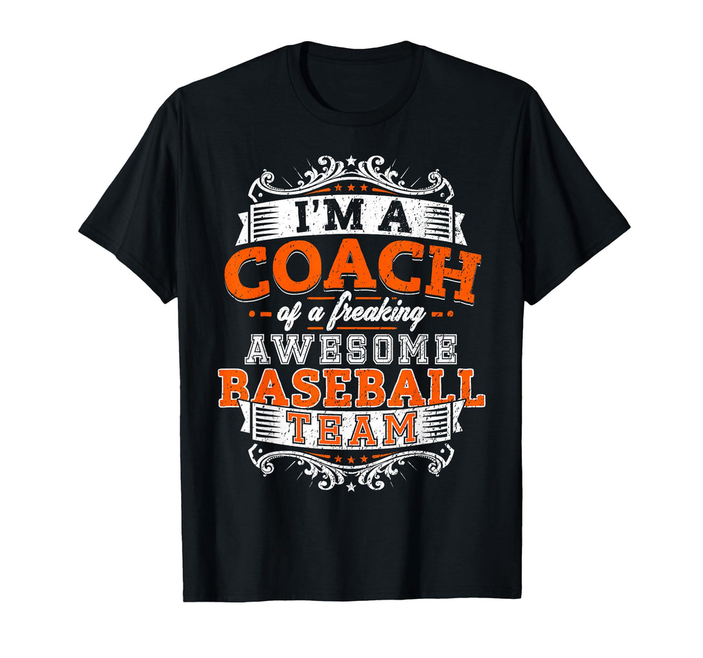 Baseball Coach T-Shirt - Novelty Apparel for Adults