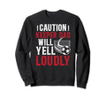 Soccer Keeper Dad Will Yell Loudly Sweatshirt - Trendy Graphic Men Women