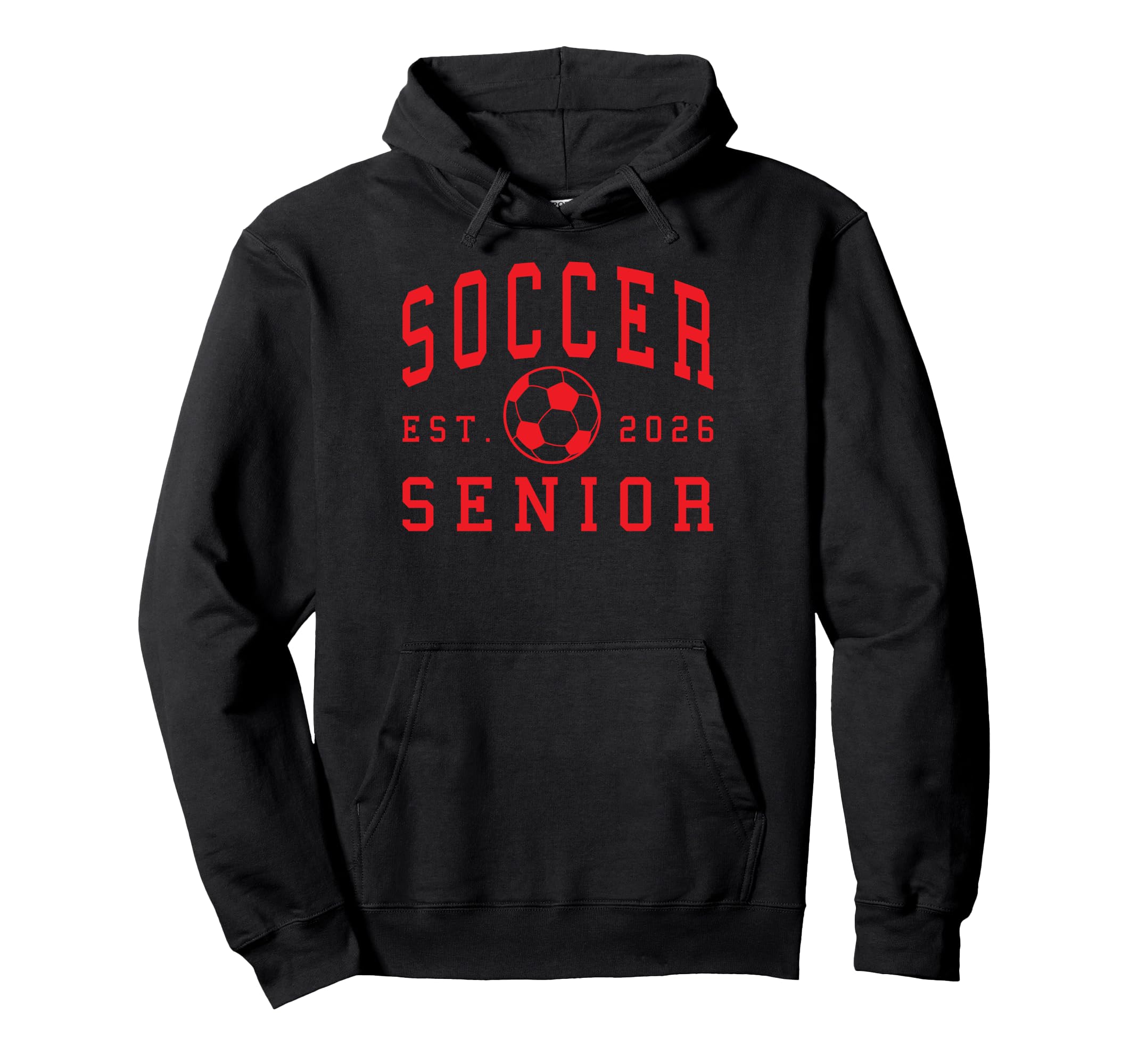 Soccer Senior Night Soccer Senior 2026 Hoodie - Graphic Print for Adults