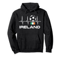 Irish Soccer Irish Soccer Heartbeat Sweatshirt - Streetwear Style Unisex