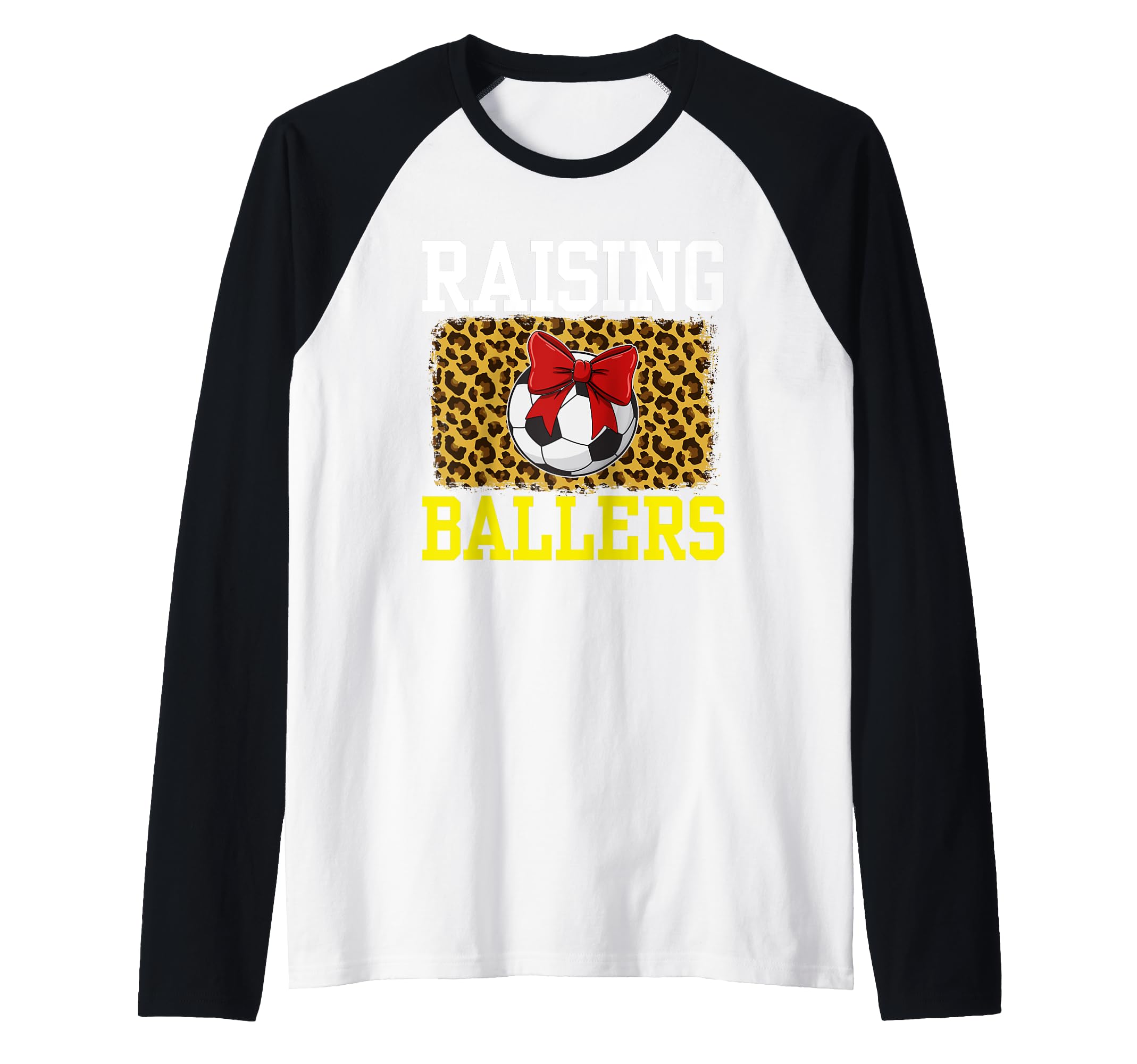 Raising Ballers Soccer Red Bow Ball Hoodie - Aesthetic Graphic Men Women