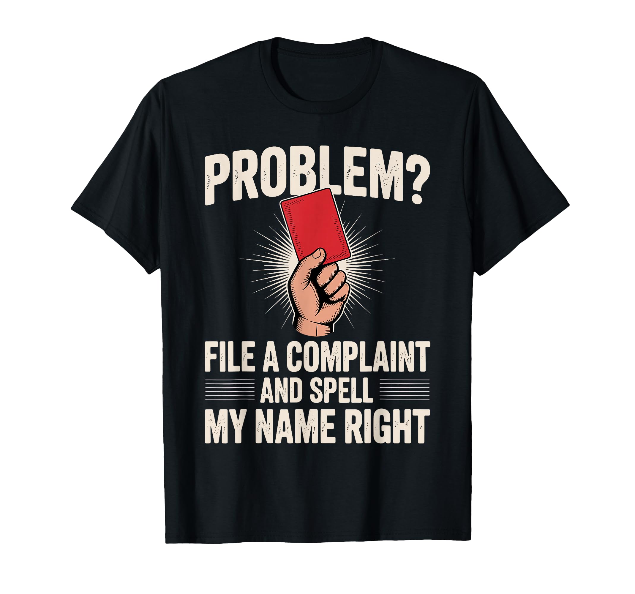 Funny Referee Art Soccer Football Referee T-Shirt - Unique Graphic Unisex