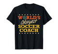 Worlds Okayest Soccer Coach Gag Gifts T-Shirt - Unique Graphic for Adults