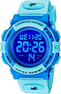 Kids Watch,Boys Watch for 3-15 Year Old Boys,Digital Sport Outdoor Multifunctional Chronograph LED 50 M Waterproof Alarm Calendar Analog Watch for Children with Silicone Band,Kids Gift