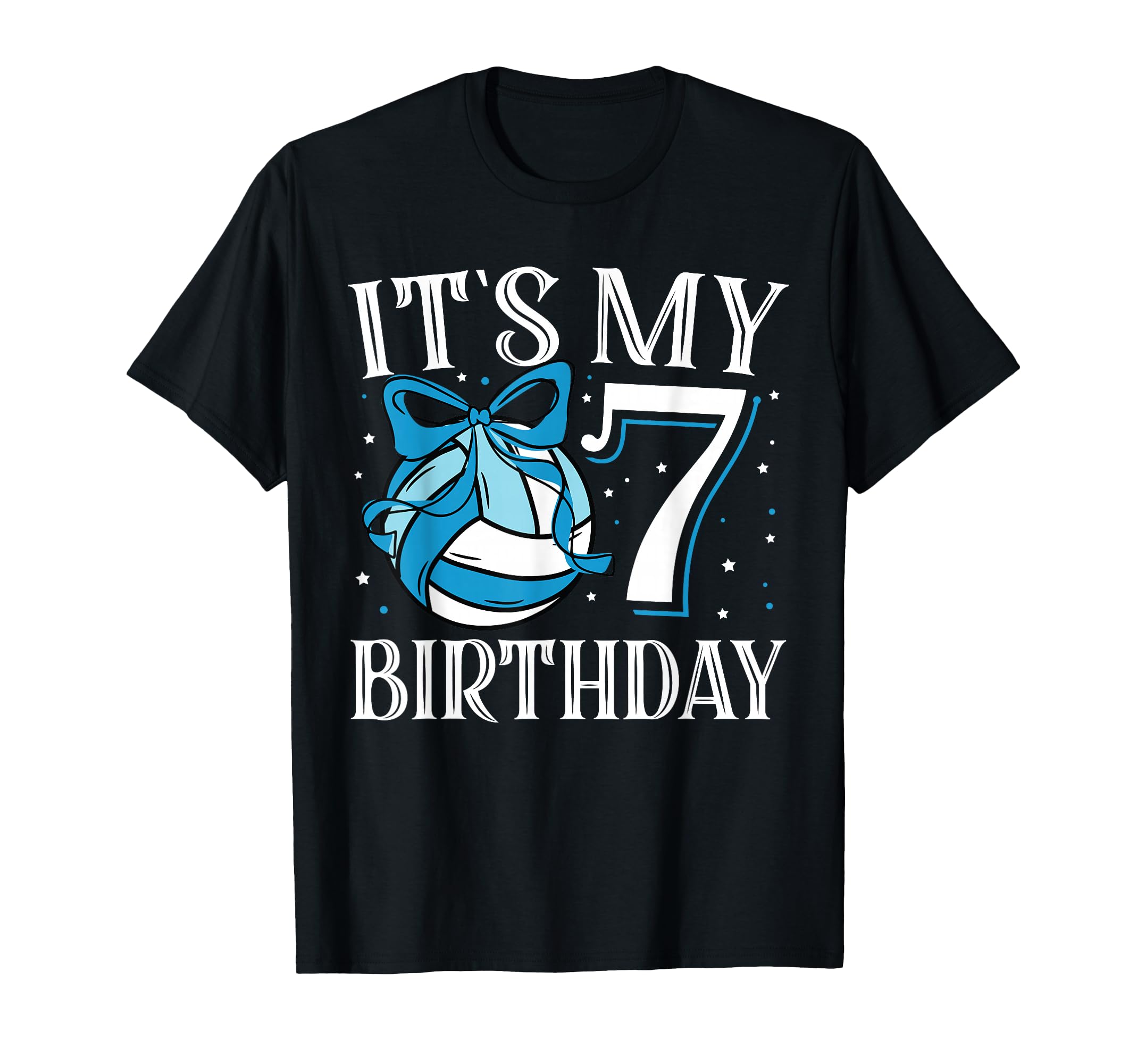 Its My 7 Seven Birthday Volleyball T-Shirt - Streetwear Style for Adults