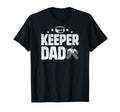 Ice Hockey Keeper Dad Hockey T-Shirt - Fun Novelty Design Unisex