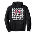 Soccer Aunt Soccer Auntie Coquette Bow Hoodie - Aesthetic Graphic Men Women