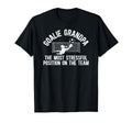 Funny Soccer Goalie Grandpa T-Shirt - Casual Everyday Wear Men Women