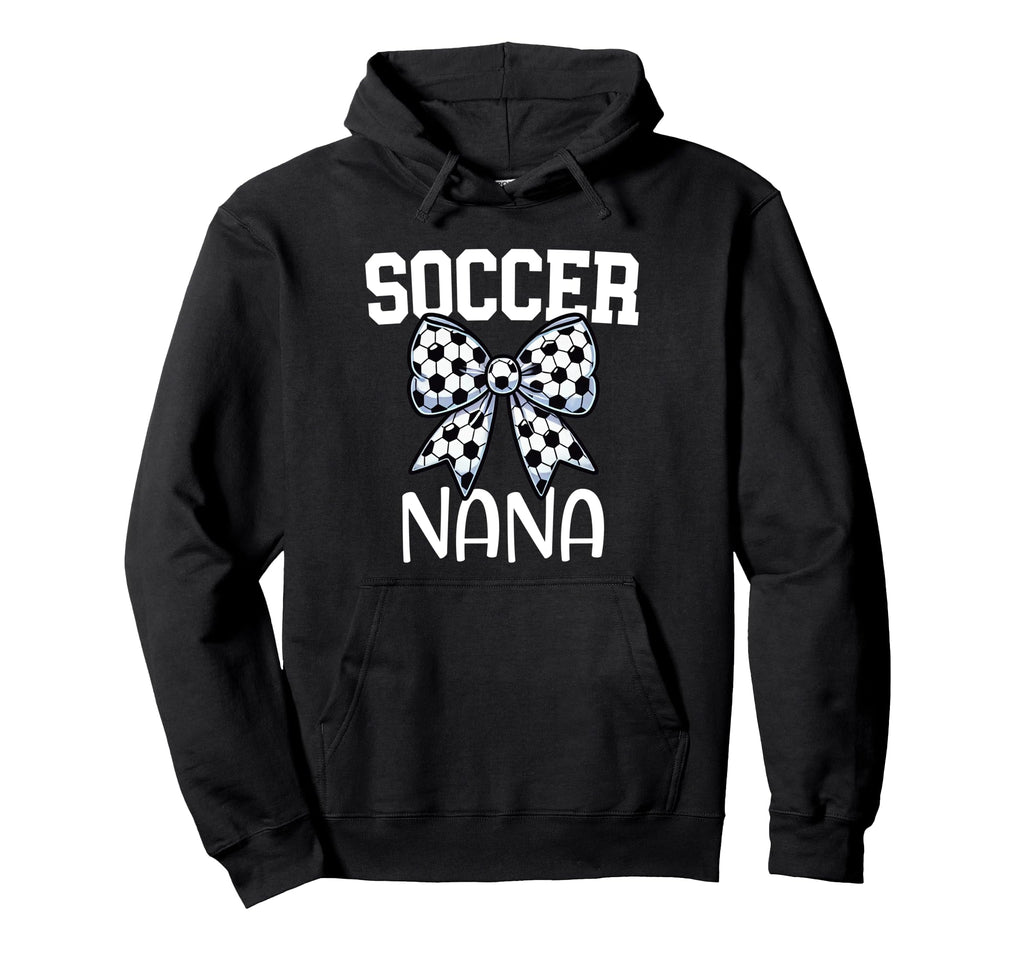 Soccer Nana Coquette Bow Proud Soccer Hoodie - Casual Everyday Wear Unisex