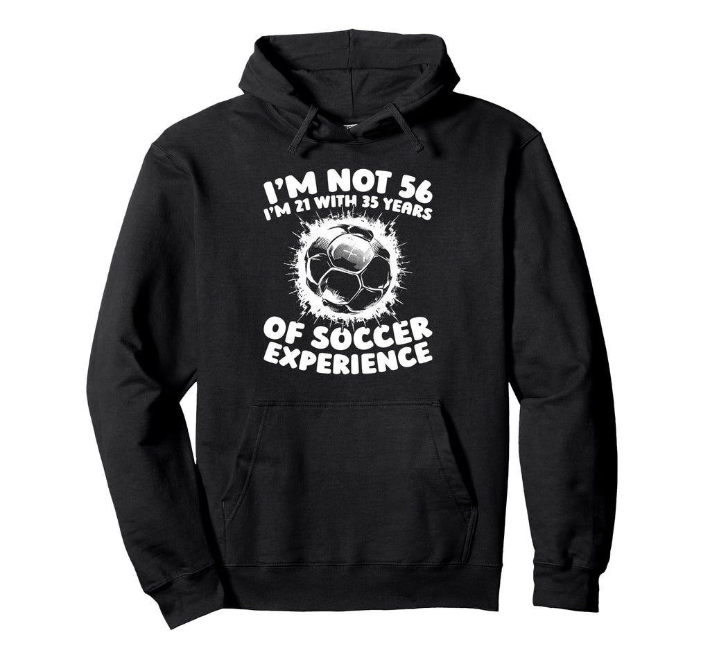 56Th Birthday Soccer Sports Team Player Hoodie - Novelty Apparel Men Women