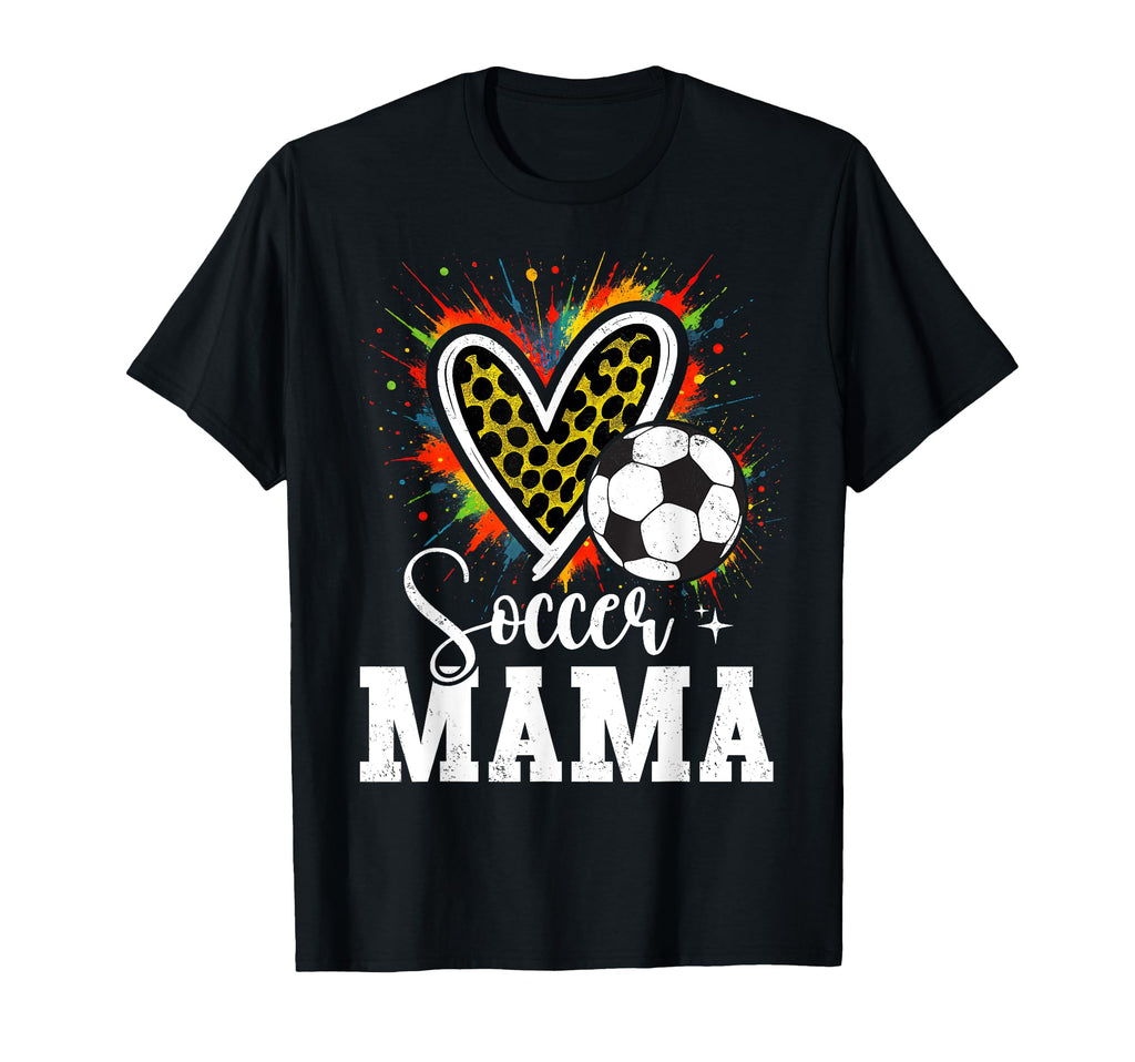 My Favorite Soccer Ball Mom Leopard Sweatshirt - Unique Graphic for Adults