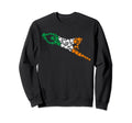 St Patricks Day Soccer Goalie Sweatshirt - Minimalist Print Men Women