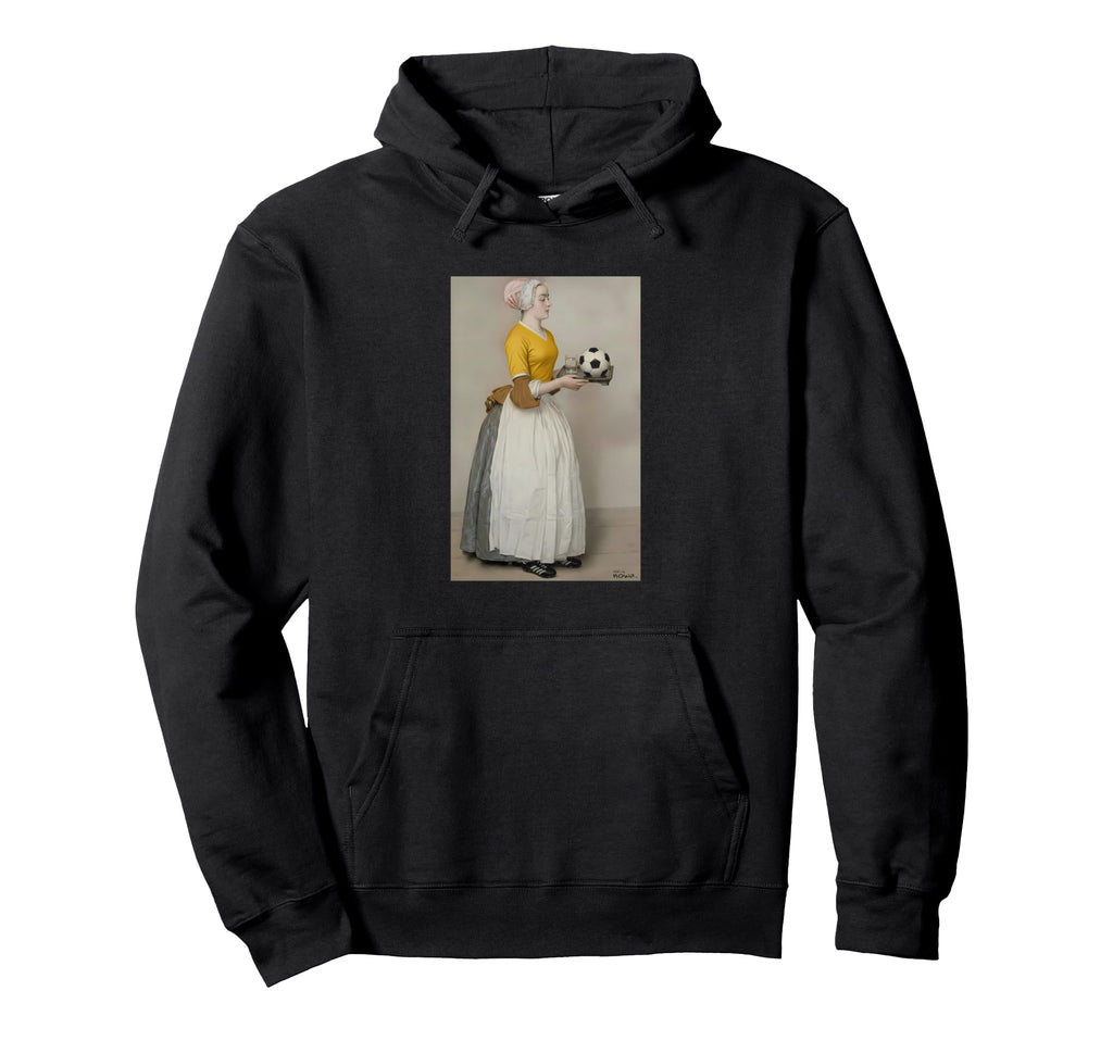 Serving Football Yellow Soccer Outfit Hoodie - Casual Everyday Wear Unisex
