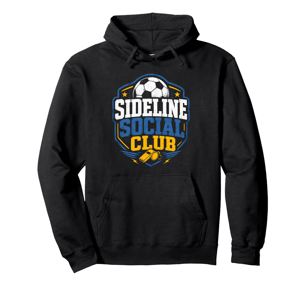 Sideline Social Club Soccer Team Hoodie - Graphic Print Unisex