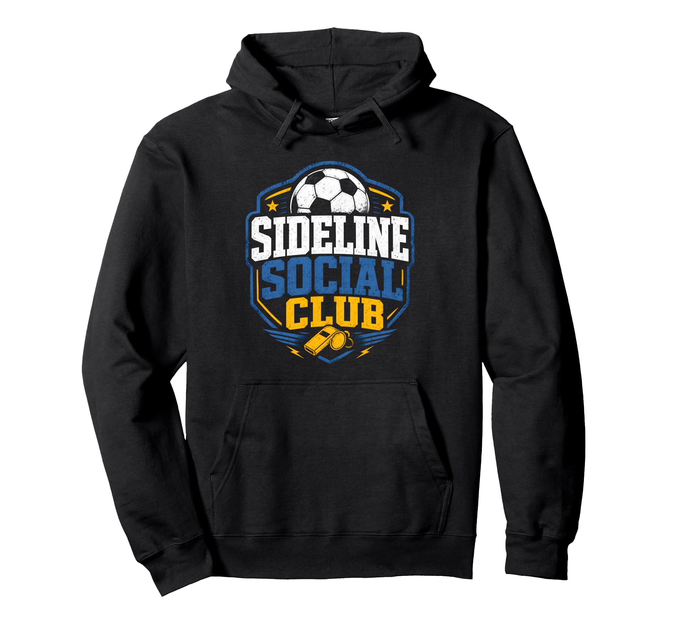 Sideline Social Club Soccer Team Hoodie - Graphic Print Unisex
