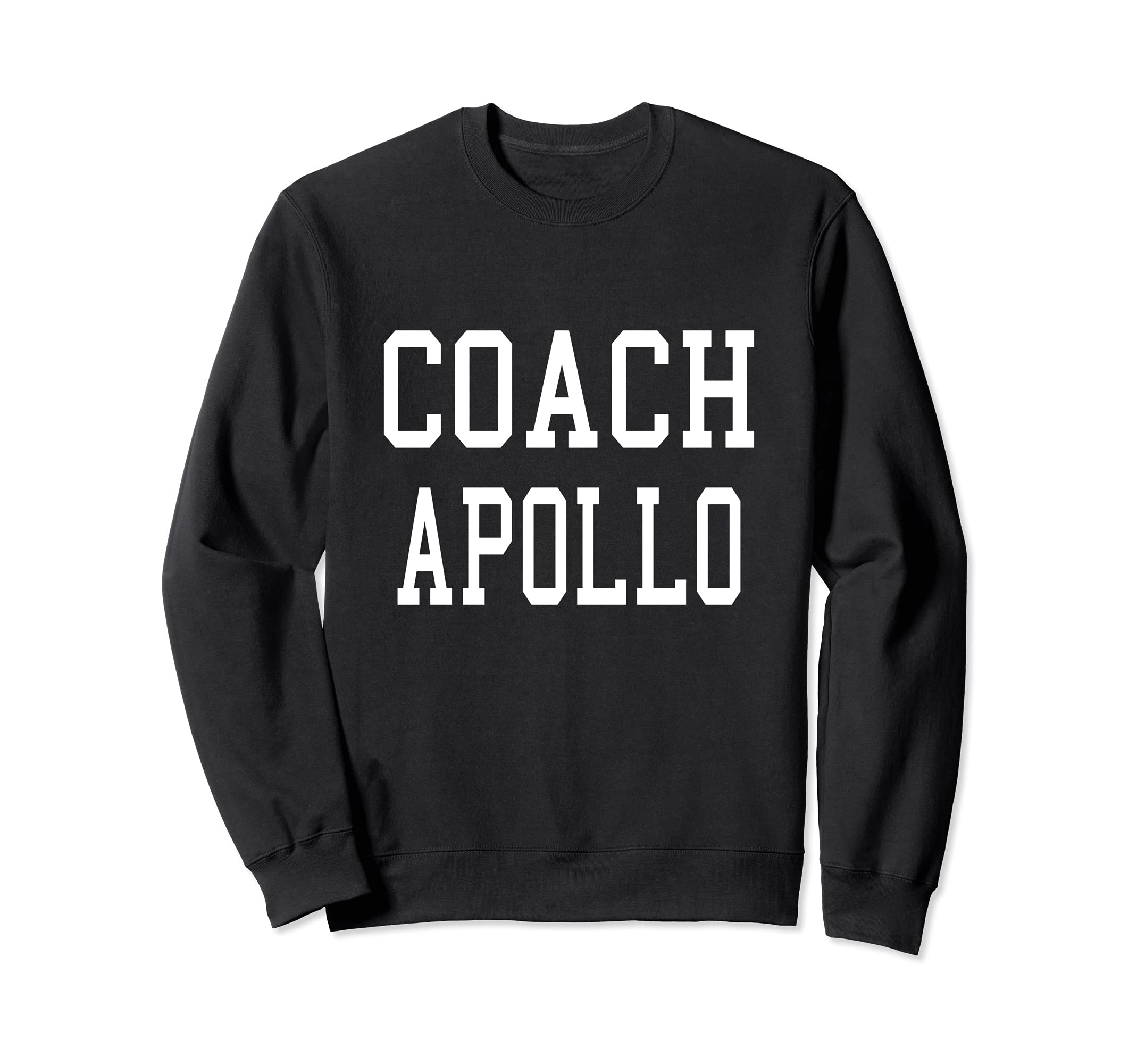 Coach Apollo Custom Football Soccer Sweatshirt - Fun Novelty Design Unisex