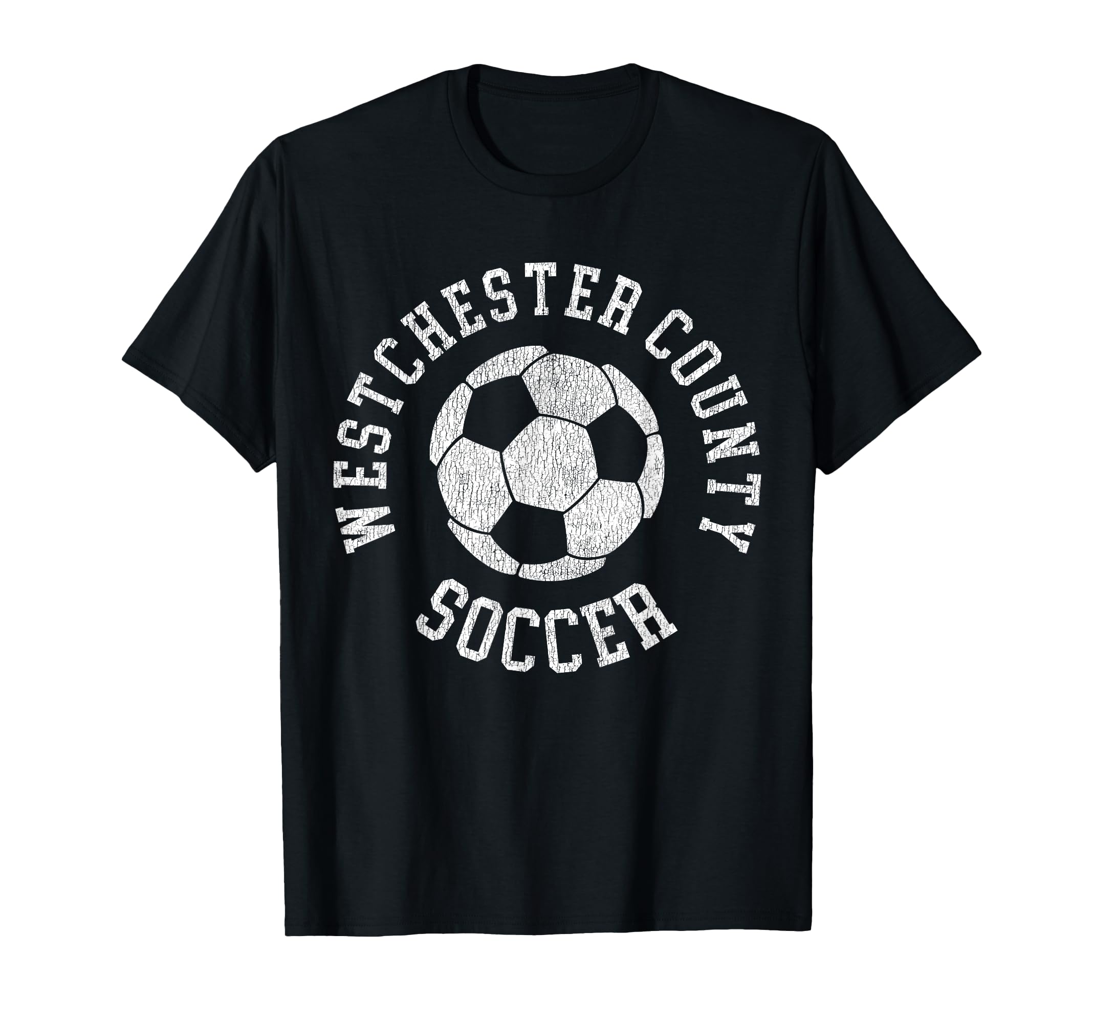Westchester County Soccer Distressed T-Shirt - Custom Art Print for Adults