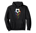 Dripping Soccer Drip Ice Cream Drip Soccer Hoodie - Novelty Apparel Unisex