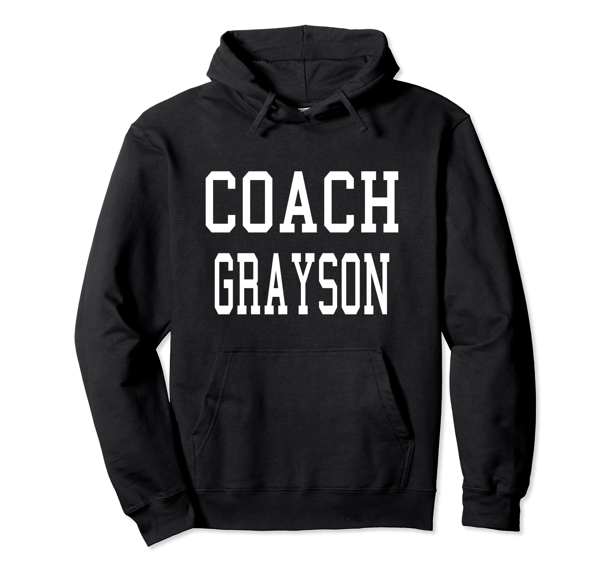 Coach Grayson Custom Football Soccer Hoodie - Custom Art Print Unisex