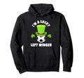Left Wing Midfielders Im Lucky Left Winger Hoodie - Unique Graphic Unisex