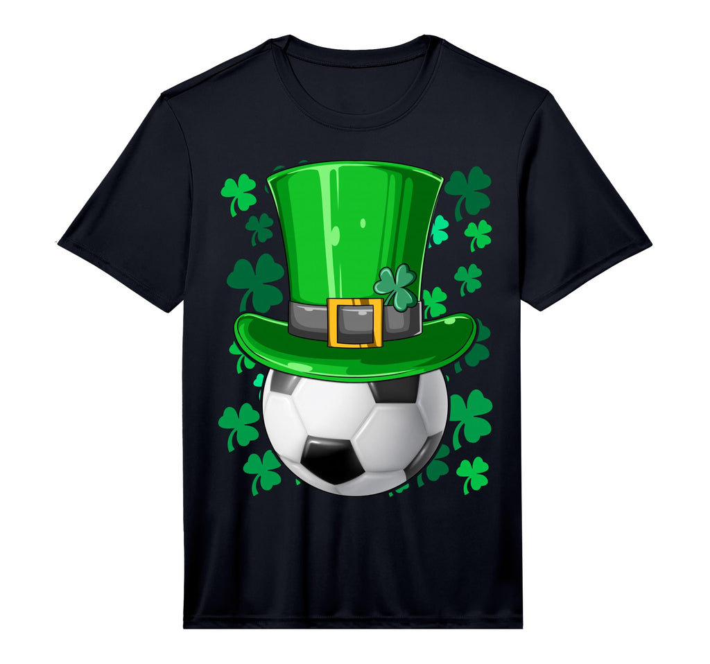 Soccer St Patricks Day Irish Soccer T-Shirt - Graphic Print Unisex