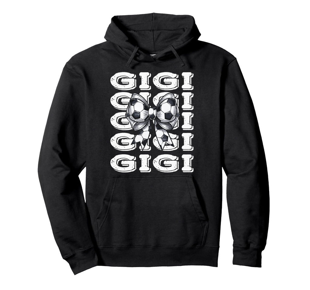 Coquette Soccer Gigi Matching Family Bow Hoodie - Custom Art Print Unisex