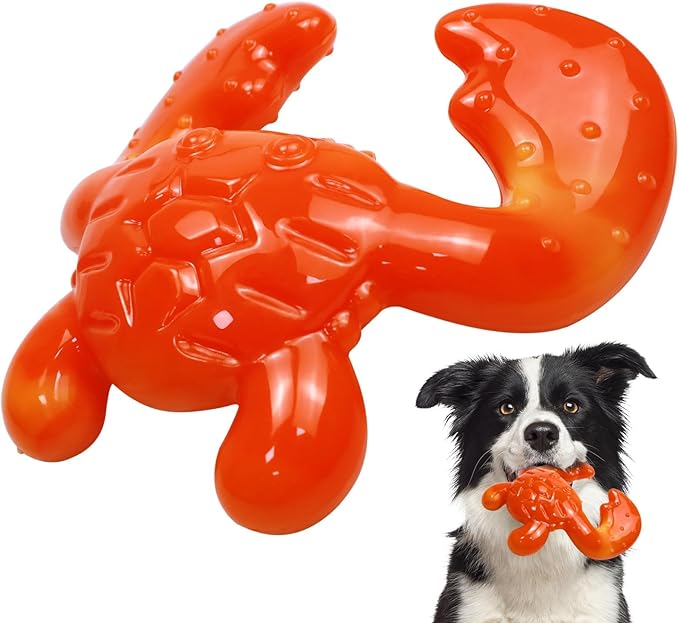 Dog Chew Toy for Aggressive Chewers – Durable Nylon Material, Tough Interactive Dog Toy for Large and Medium Dogs, Perfect for Teeth Cleaning and Gum Health, Christmas Birthday Gifts for Dogs