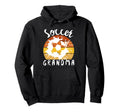 Funny Grandma Proud Soccer Lover Nana Hoodie - Fun Novelty Design Unisex