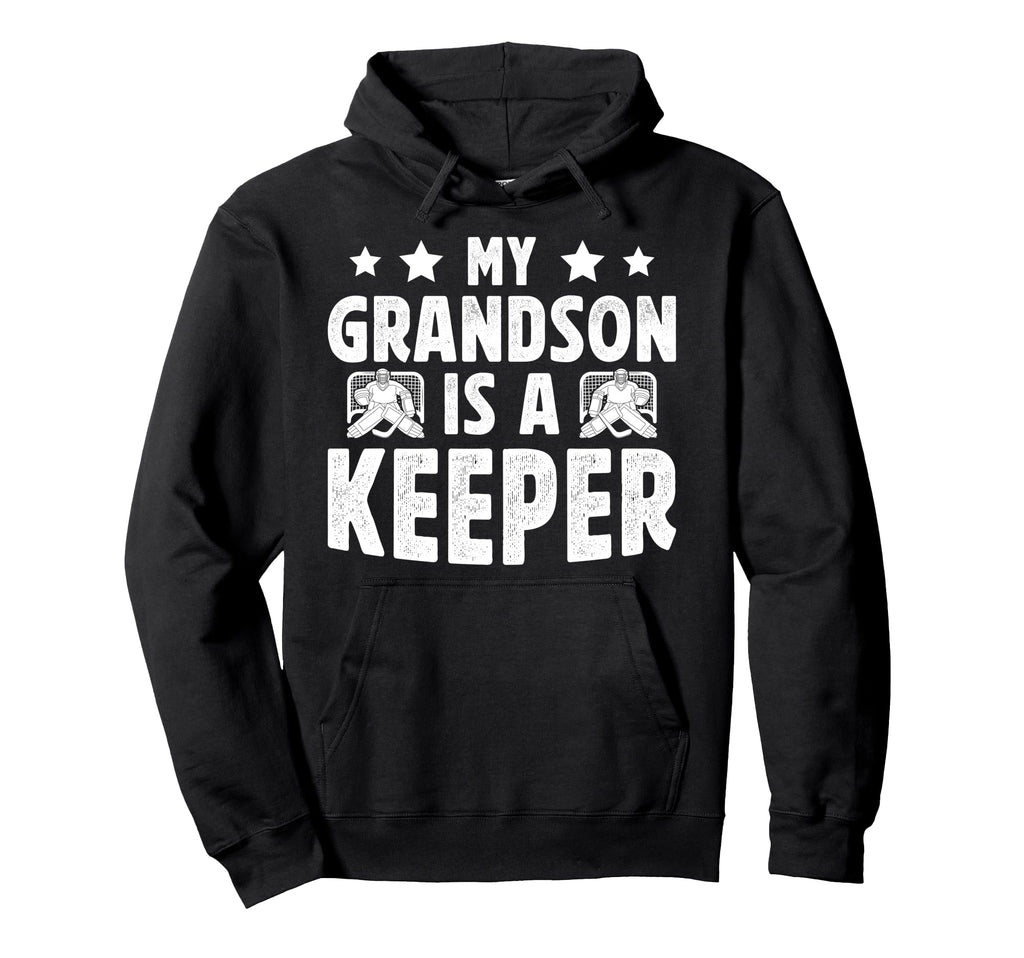 Proud Hockey Keeper Pops Ice Hockey Hoodie - Aesthetic Graphic Unisex