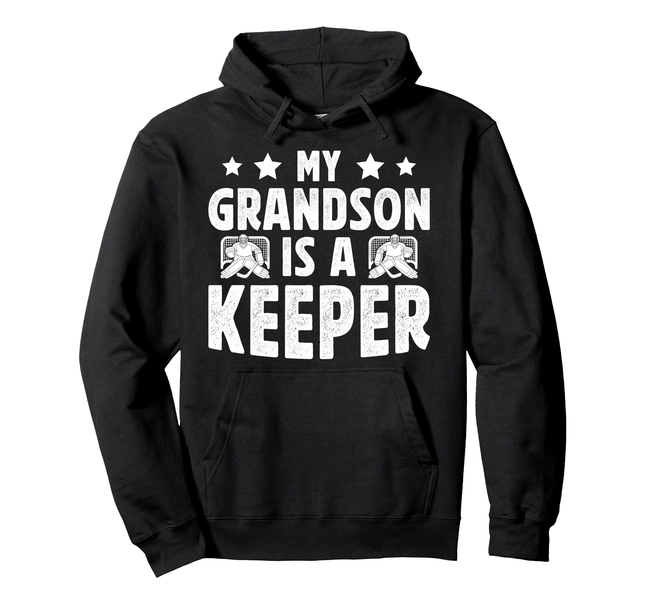 Proud Hockey Keeper Pops Ice Hockey Hoodie - Aesthetic Graphic Unisex