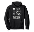 My Soccer Era Soccer Balls And Bows Soccer Hoodie - Novelty Apparel Unisex