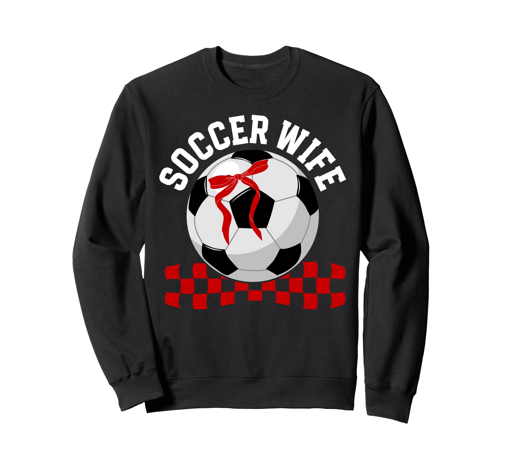Soccer Wife Soccer Player Coquette Sweatshirt - Novelty Apparel Men Women