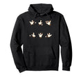 Silly Goose Playing Soccer Player Hoodie - Minimalist Print Men Women