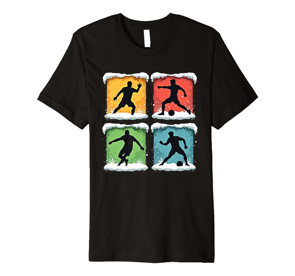 Soccer Soccer Player T-Shirt - Minimalist Print Men Women