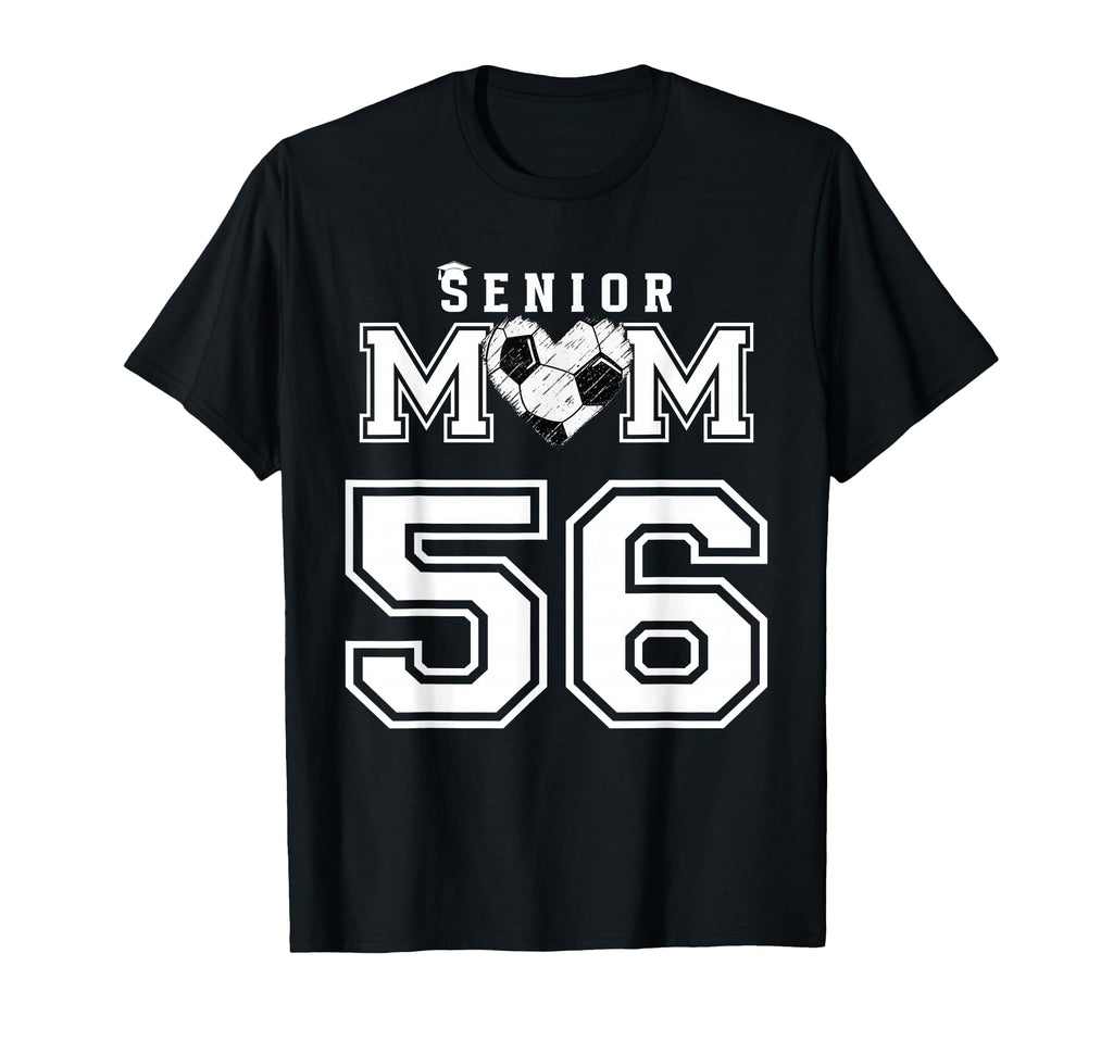 Proud Senior Soccer Mom Custom Jersey T-Shirt - Novelty Apparel Unisex